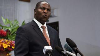 Le président centrafricain Faustin-Archange Touadera