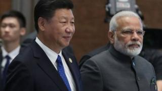 ஷி ஜின் பிங் மற்றும் நரேந்திர மோதி