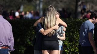 Students hugging