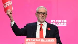 Jeremy Corbyn launches his party's manifesto in Birmingham