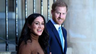 El príncipe Harry y Meghan.