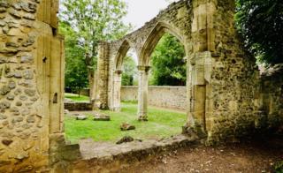 Abbey gardens in Abingdon