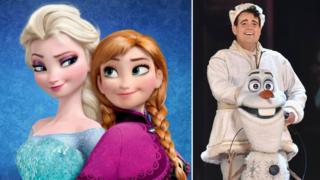 Characters from Disney's Frozen
