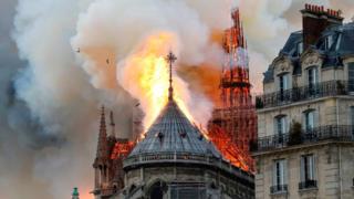Incendio en Notre Dame