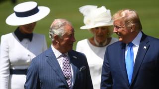 Трамп и принц Чарльз