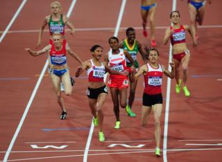 Final de los 1.500 metros planos en Londres 2012