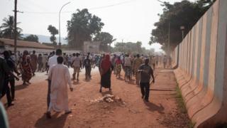 Une manifestation à Bangui - archives