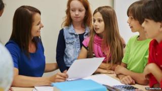 Pupils in discussion