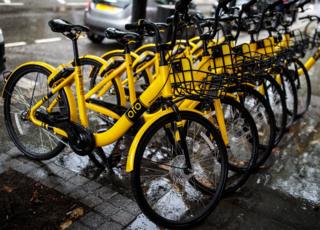 велосипеды Ofo в Лондоне