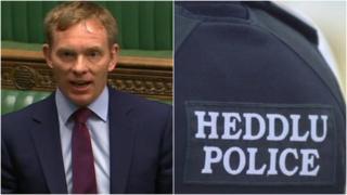 Chris Bryant a'r heddlu