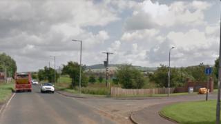 A71, near to Barrwood Gate, Galston