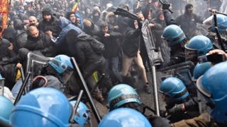 Протесты во Флоренции