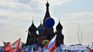 Празднования 1 мая в Москве