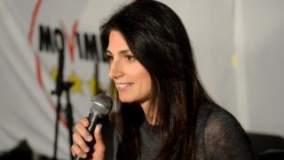 Virginia Raggi, the anti-establishment Five Star Movement's candidate for Rome mayor, 6 Jun 16