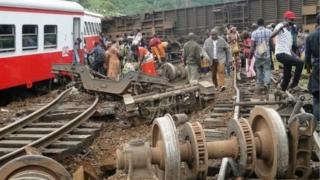 Une photo d'archives d'un accident ferroviaire