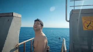 Володимир Зеленський збирається купатися у морі, Одеса, 13 липня 2019