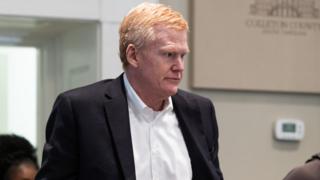 Alex Murdaugh inside the courtroom