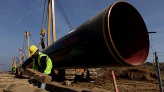 Nord Stream pipeline project in Germany - 2010 file pic