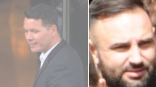 Jamie Acourt, left, and Henry Doe, right
