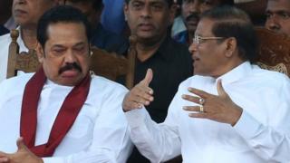 மஹிந்த ராஜபக்ஷ - மைத்திரிபால சிறிசேன