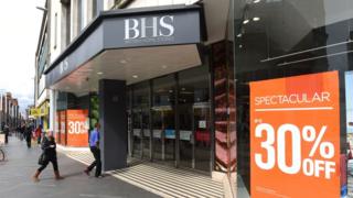 A BHS shop front