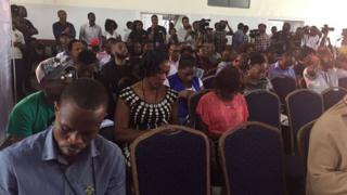 Wasu mahalarta taron shafukan sada zumunta a Lagos