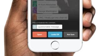 Periscope comment moderation screen