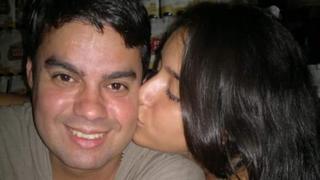 Anderson e sua mulher