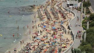 A Spanish beach