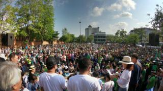 ประท้วงบ้านป่าแหว่ง