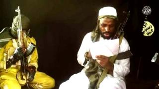 Rimwe na rimwe, Shekau biramugora gusoma ijambo riba ryateguwe
