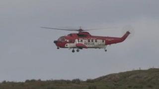 Irish Coast Guard helicopter