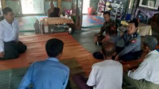 AA တပ်ဖွဲ့ဝင်တွေ ရွာထဲလာရင် သတင်းပို့ကြဖို့ ရွာခံဘုန်းကြီးကျောင်းတွေကို တပ်မတော်က စည်းရုံးဆွေးနွေးခဲ့