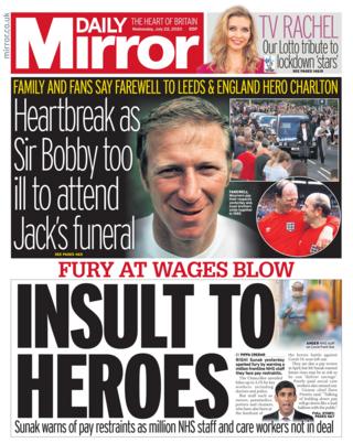 Daily Mirror 22 July 2020