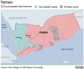 Yemen haritası