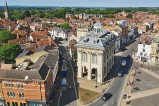 Aerial view of Abingdon