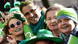 St Patrick's Day celebrations in Belfast