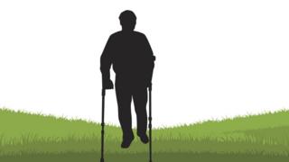 Ilustración de un hombre de edad avanzada.