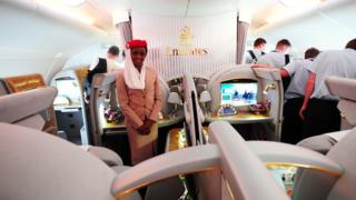 Cabina de Emirates
