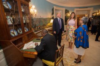 Kenyatta na Trump