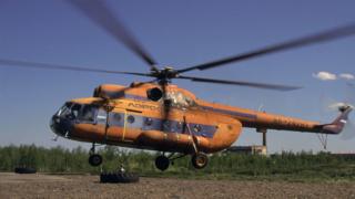Ces types d'hélicoptères assurent le transport des passagers dans les zones éloignées en Russie.