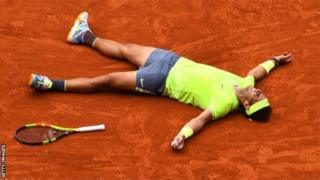 Rafael Nadal dinara n'ala