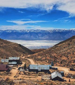 Una vista de Cerro Gordo