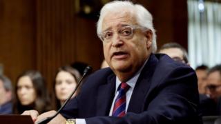 David Friedman ayaa raali galin ka bixiyay hadalladii qalafsanaa ee uu horay ugu hadli jiray