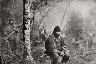 "Subcomandante Marcos", montañas del sureste mexicano, Chiapas, 1994.