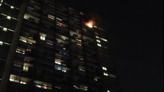 The fire at Trellick Tower