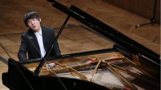 Seong-Jin Cho performs in an early concert at the Chopin piano competition, Warsaw, 3 October 2015