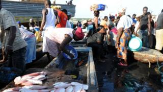 Au débarcadère du port de père artisanale de Sekondi (illustration).