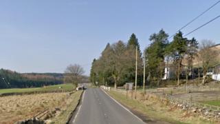 A713 south of Mossdale Farm near Dalmellington