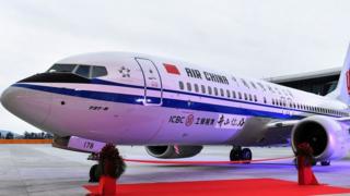 Indege yo mu bwoko bwa Boeing 737 Max 8 ya kompanyi Air China